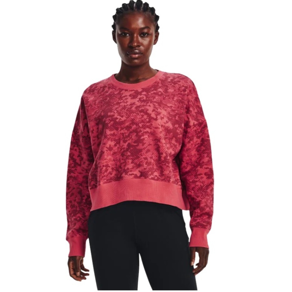 Under Armour Maroon Patterned Sweatshirt